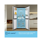Fridgemaster MQ7939ES American Style Fridge Freezer : H  181.7cm