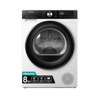 Hisense DH3S802DW3 Heat Pump Tumble Dryer : 8kg