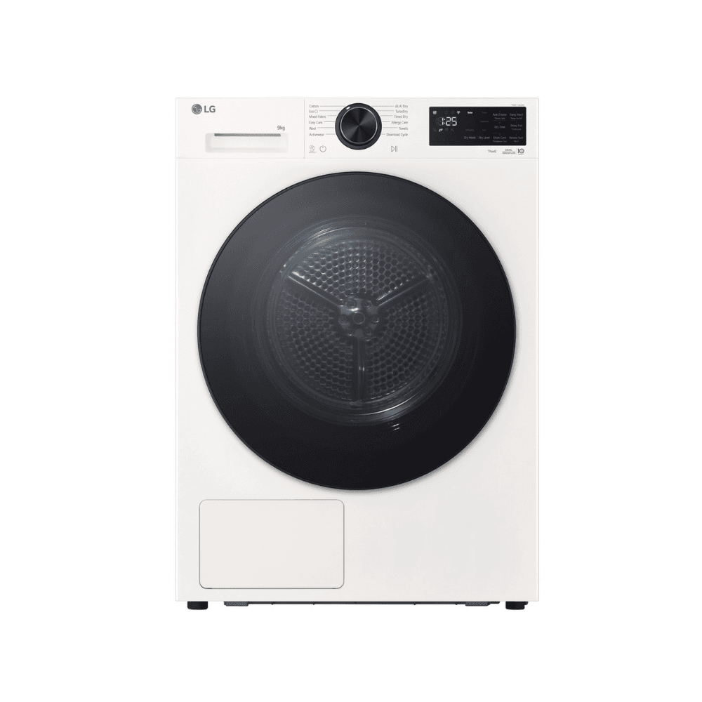 LG RHX5009TWB Heat Pump Tumble Dryer : 9kg : Series 5