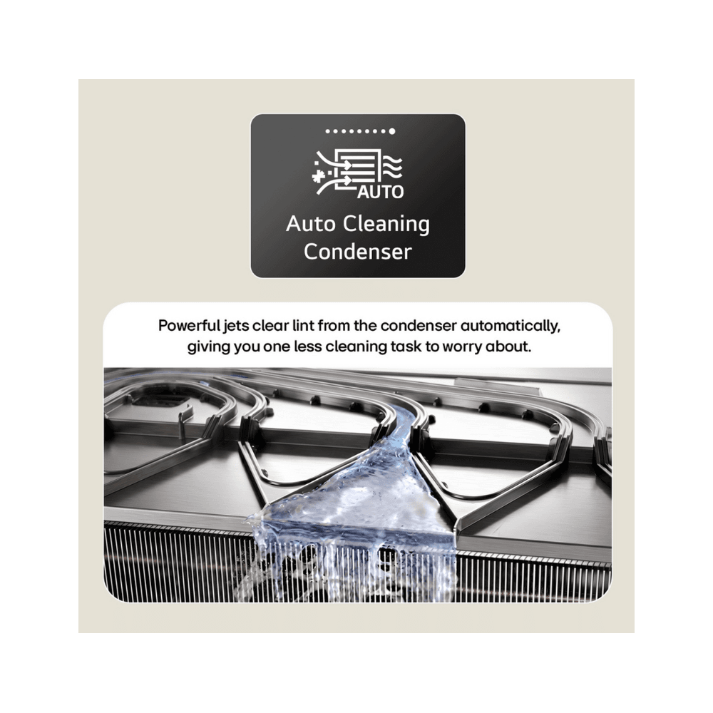 LG RHX5009TWB Heat Pump Tumble Dryer : 9kg : Series 5