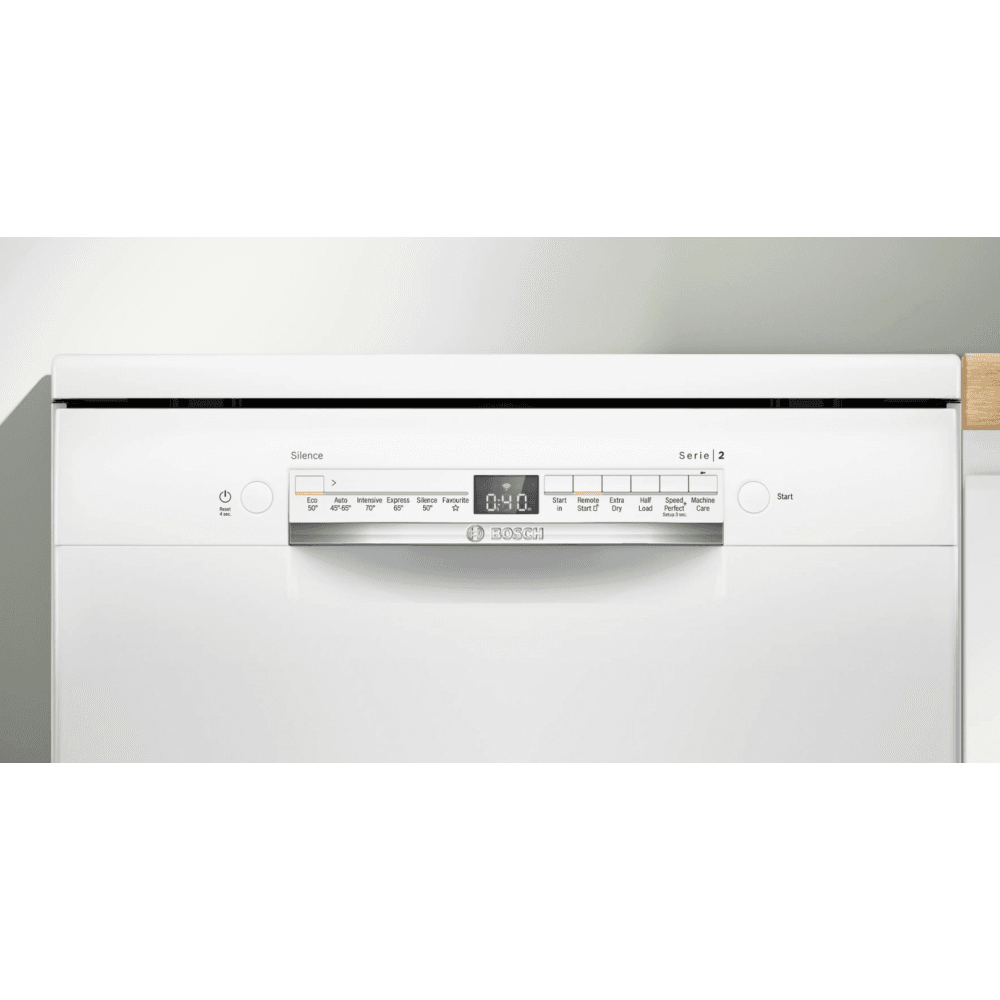 Bosch SMS2HVW06G Series 2 Dishwasher - White - 14 Place Settings :