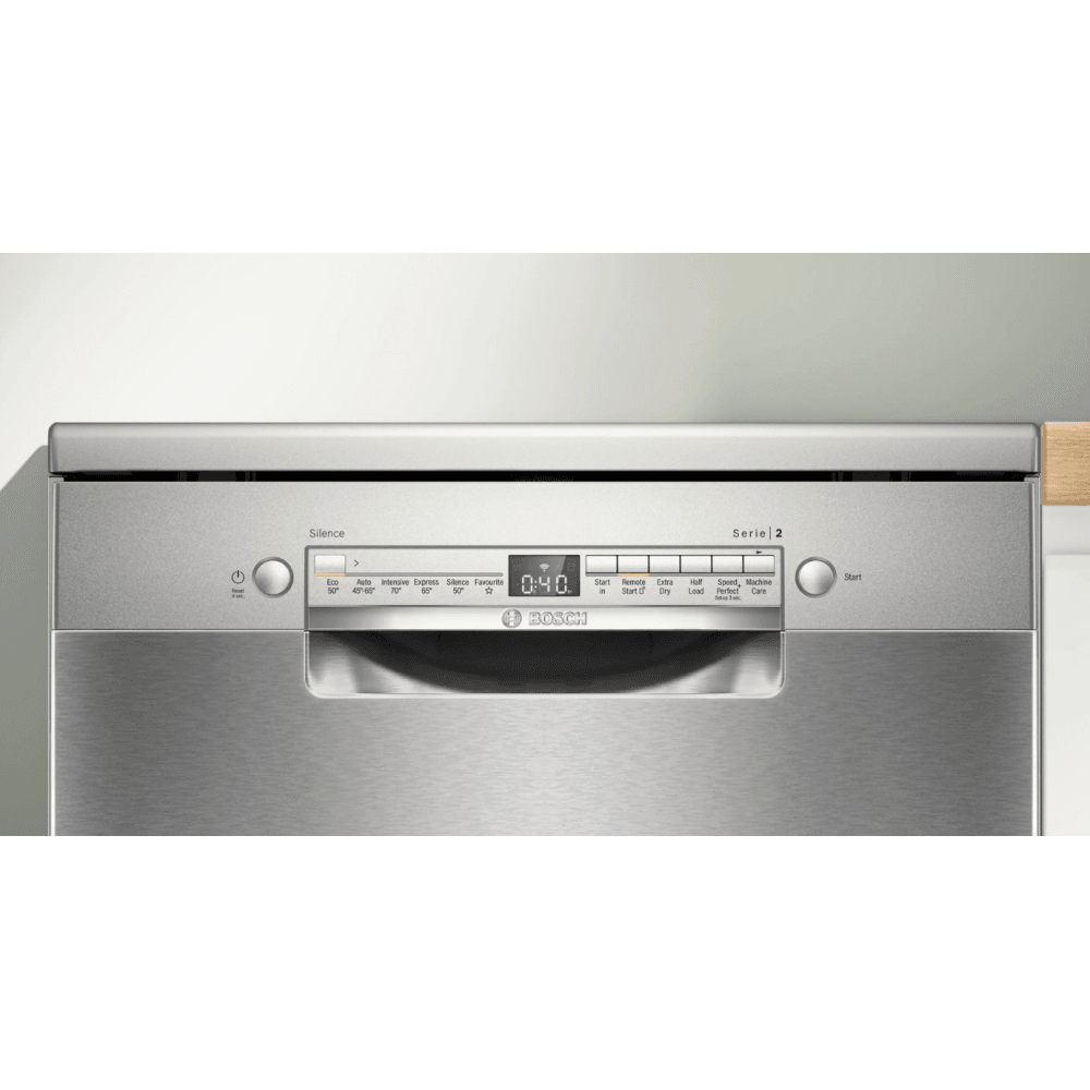Bosch SMS2HVI06G Freestanding  Dishwasher : Series 2  :Brushed Steel