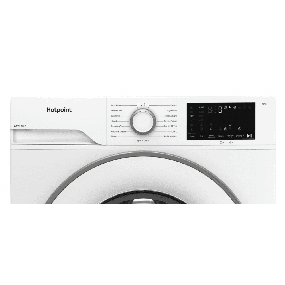 Hotpoint H101ANTISTAIN 10kg 1400 Spin Washing Machine - White
