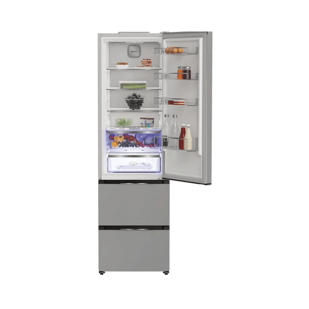 Hotpoint HPKF 5351 XP4UK Dual No Frost  American Fridge Freezer - Brushed Steel : H 203.5cm