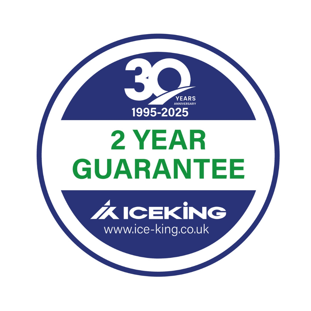 IceKing RL111EW 48cm Under Counter Larder Fridge - White