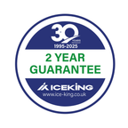 IceKing RL111EW 48cm Under Counter Larder Fridge - White