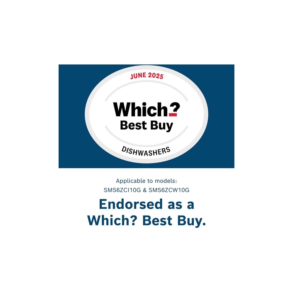 Bosch SMS6ZCI10G Dishwasher : : Brushed Steel : Cutlery Tray: Stainless Steel Interior: Series 6