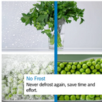 Bosch KFI96APEA American Style Fridge Freezer : H 183cm : Non Plumbed