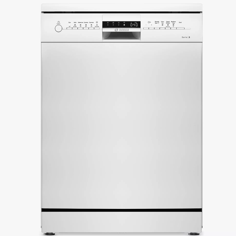 Bosch SMS2ITW67G Freestanding Dishwasher : Series 2 : Cutlery Basket : Polinox Interior