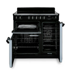 Rangemaster CL90EIPPCR/CM1 Classic 90cm Induction Range Cooker : Pale cream with Chrome Trim