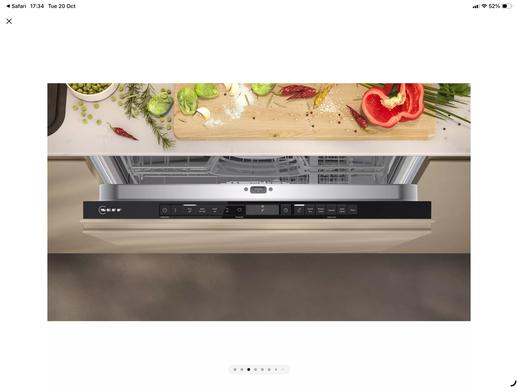 Neff S153ITX07G Fully Integrated Dishwasher ; N30 : Polinox & Stainless Steel Interior : Cutlery basket