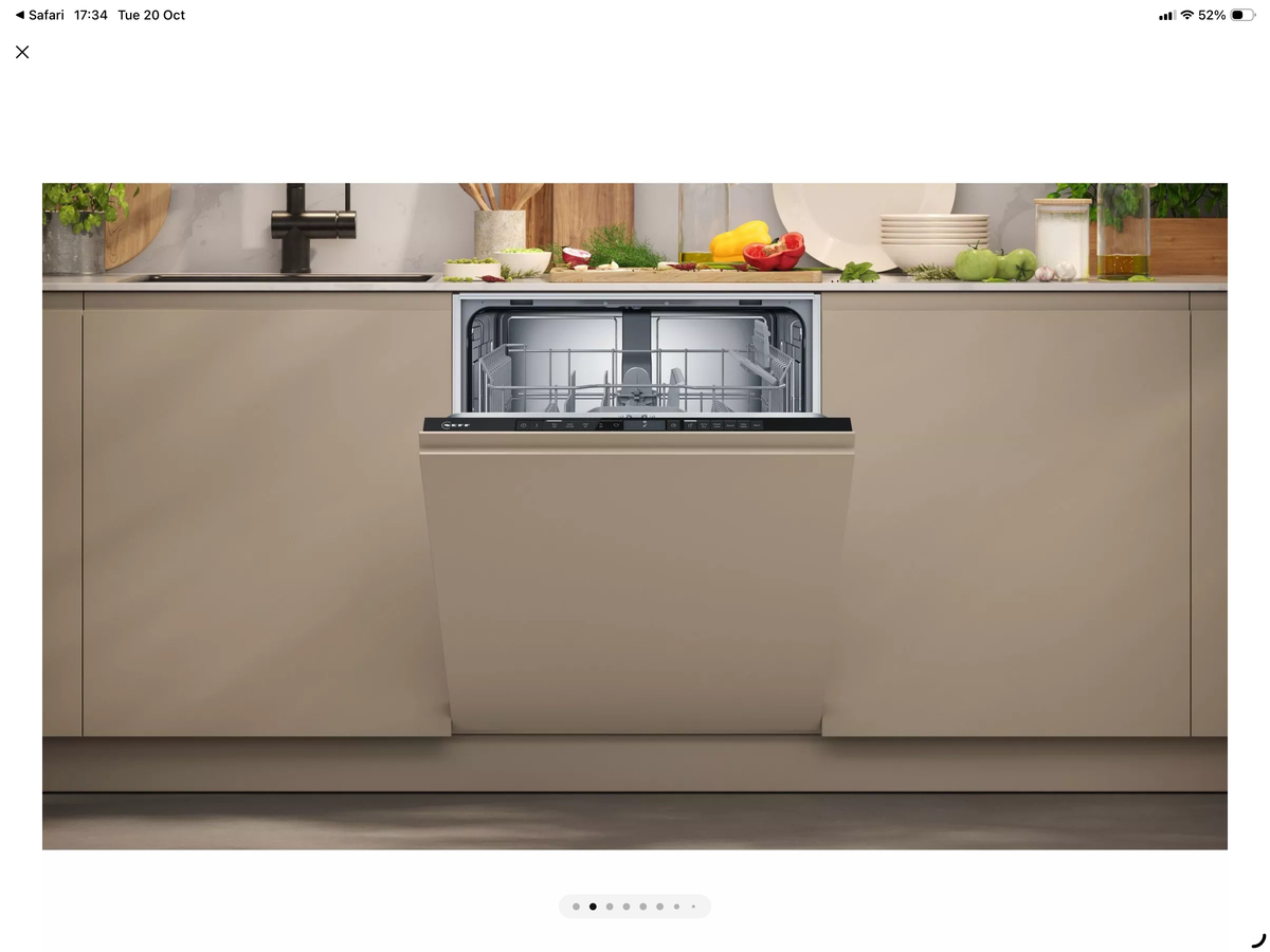 Neff S153ITX07G Fully Integrated Dishwasher ; N30 : Polinox & Stainless Steel Interior : Cutlery basket