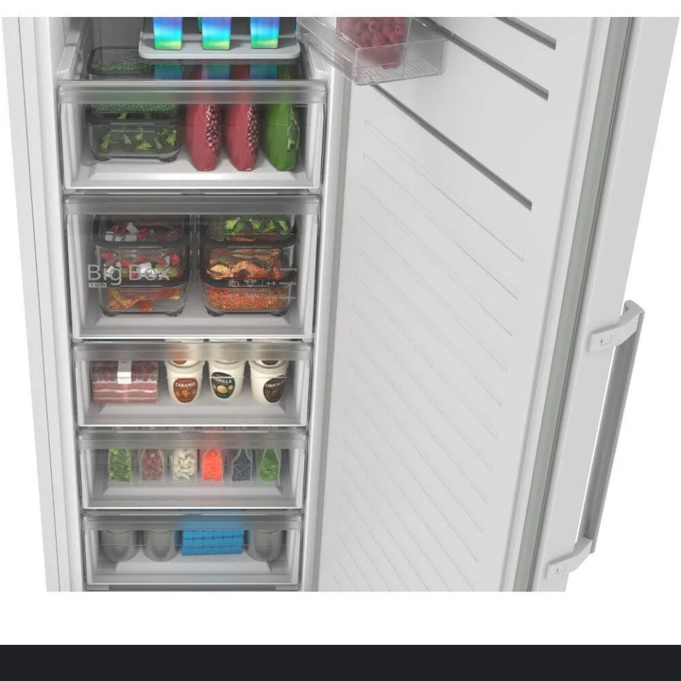 Bosch GSN36VWDGG Upright Freezer : H 186.2cm : Series 4: Garage Safe