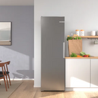 Bosch KSN36VLDGG Freestanding Upright Freezer . Stainless Steel : H 186.2cm :XXL Capacity