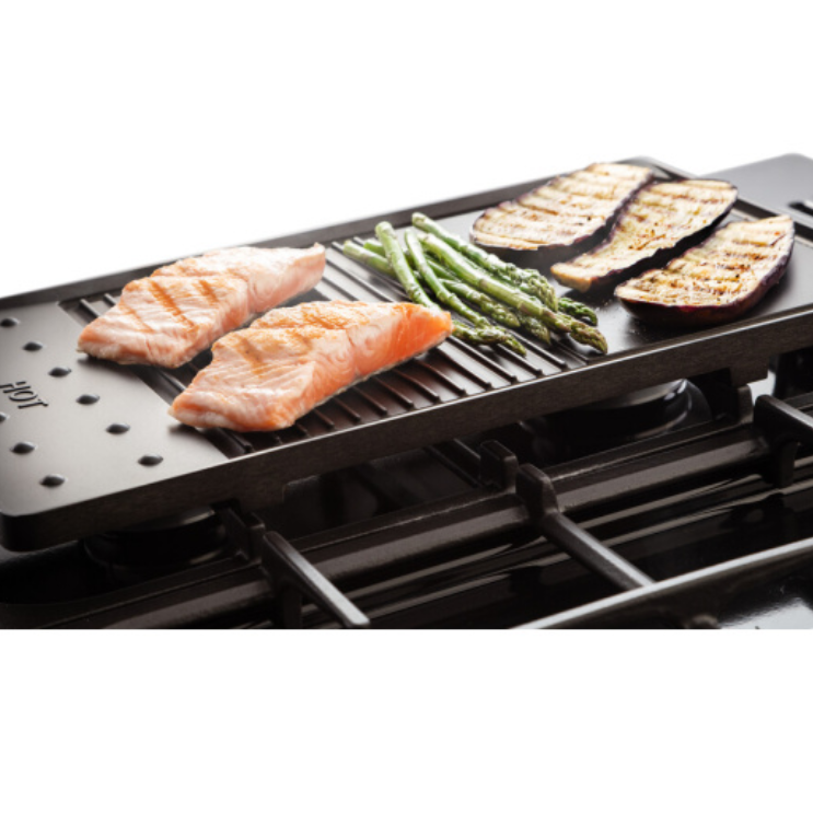 Rangemaster CLDL100DFPGBL/AB1 Classic 100cm Duel Fuel Range Cooker : Deluxe Gloss Black / Antique Brass .