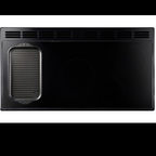 Rangemaster CLDL100EIPGBL/AB1 Classic Deluxe 100cm Induction Range Cooker : Deluxe Gloss Black & Antique Brass
